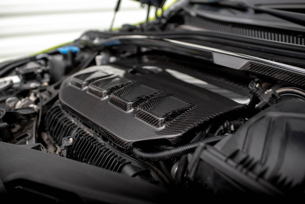 Cover Motore in Fibra di Carbonio Prepreg BMW Serie 1 M135i F40 / F70
