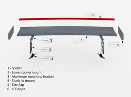 SPOILER IN FIBRA DI CARBONIO BMW M2 G87