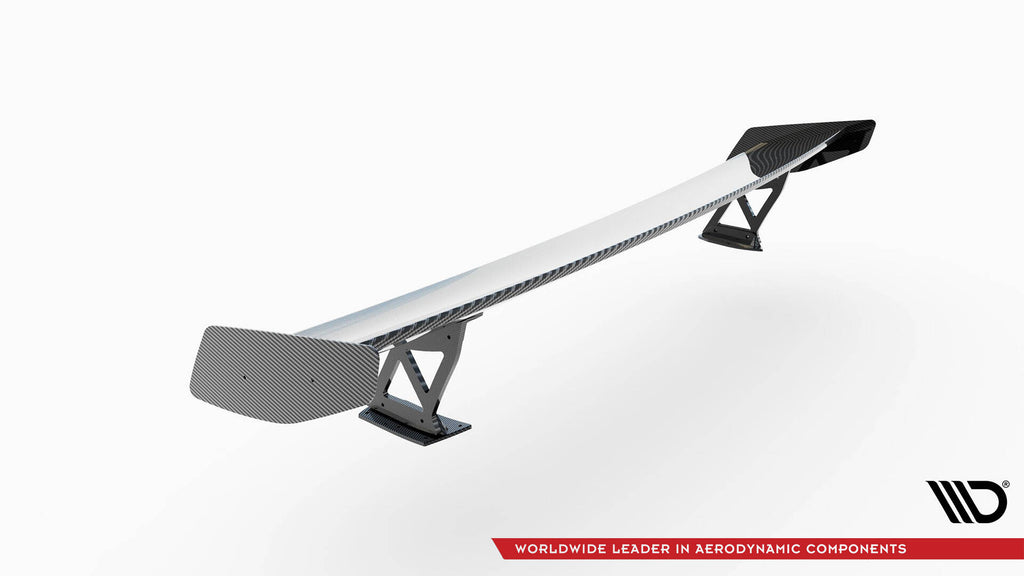 Spoiler in Carbonio + luce LED (montanti esterni) compatibili con BMW M4 / Serie 4 M440i / M-Pack G82 / G82 Facelift / G20 / G20 Facelift (2021-)