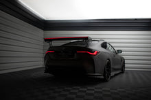 Spoiler in Carbonio + luce LED (montanti esterni) compatibili con BMW M4 / Serie 4 M440i / M-Pack G82 / G82 Facelift / G20 / G20 Facelift (2021-)