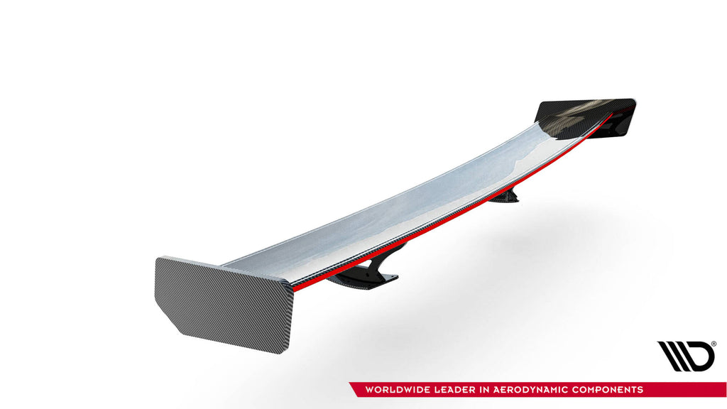 Spoiler in Carbonio + luce LED (montanti esterni) compatibili con Toyota Supra Mk5 (2019-)