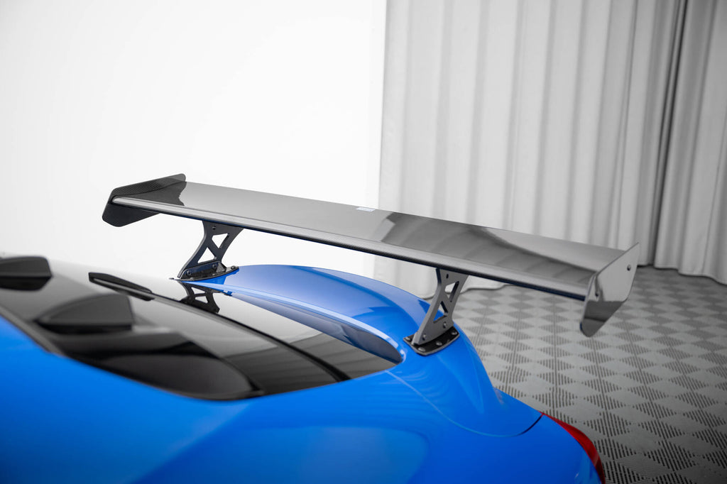 Spoiler in Carbonio + luce LED (montanti esterni) compatibili con Toyota Supra Mk5 (2019-)