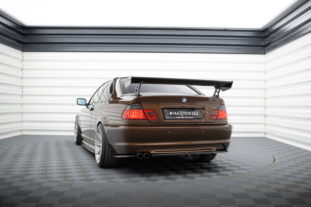 Spoiler in Carbonio (montanti esterni) compatibile con BMW Serie 3 Coupe E46 / E46 Facelift (2000-2007)