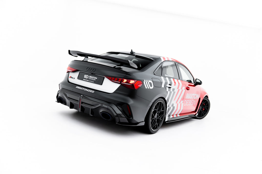 Spoiler in Carbonio compatibile con Audi A3 / S3 / RS3 S-Line Sedan 8Y / 8Y Facelift (2020-)