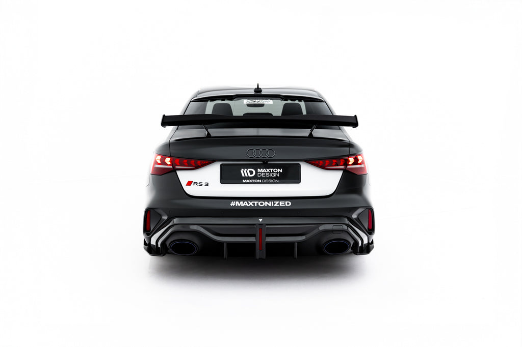 Spoiler in Carbonio compatibile con Audi A3 / S3 / RS3 S-Line Sedan 8Y / 8Y Facelift (2020-)
