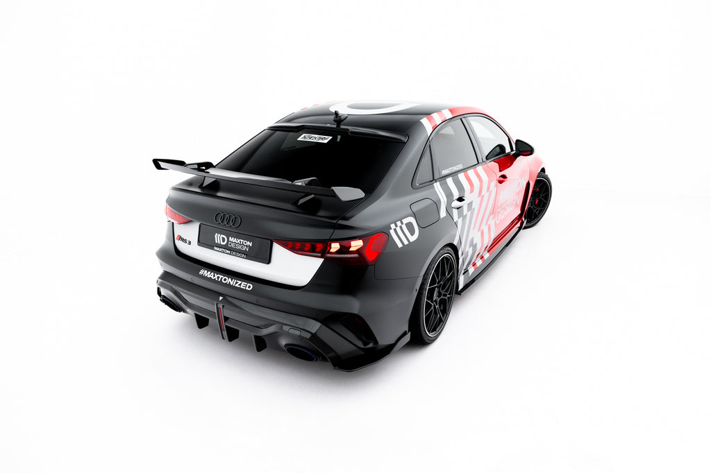 Spoiler in Carbonio compatibile con Audi A3 / S3 / RS3 S-Line Sedan 8Y / 8Y Facelift (2020-)
