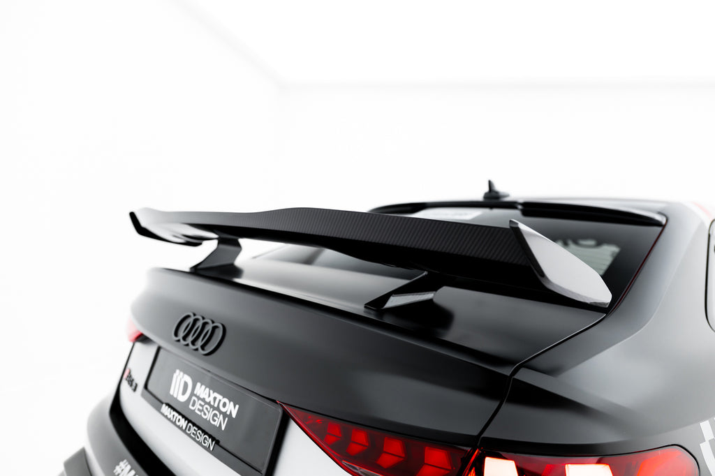 Spoiler in Carbonio compatibile con Audi A3 / S3 / RS3 S-Line Sedan 8Y / 8Y Facelift (2020-)