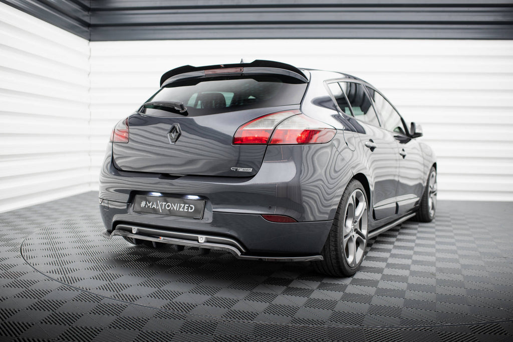 Splitter Posteriore Centrale con Barre Verticali Renault Megane GT Mk3 Facelift