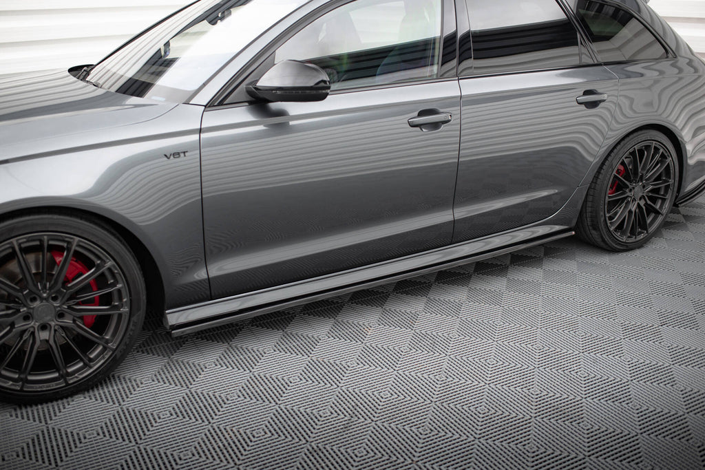 Diffusori Sotto Minigonne compatibili con Audi S6 / A6 S-line / A6 C7 facelift (2014-2018)