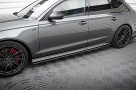 Diffusori Sotto Minigonne compatibili con Audi S6 / A6 S-line / A6 C7 facelift (2014-2018)