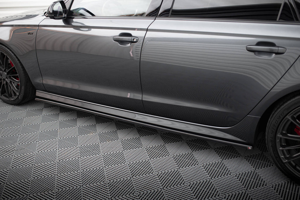 Diffusori Sotto Minigonne compatibili con Audi S6 / A6 S-line / A6 C7 facelift (2014-2018)