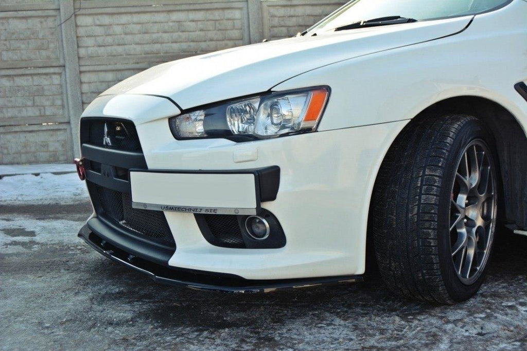 Lip anteriore Lancer Evo X dettaglio