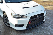 Carica l'immagine nel visualizzatore di Gallery, Lip Anteriore V.2 Mitsubishi Lancer Evo X montato sulla vettura