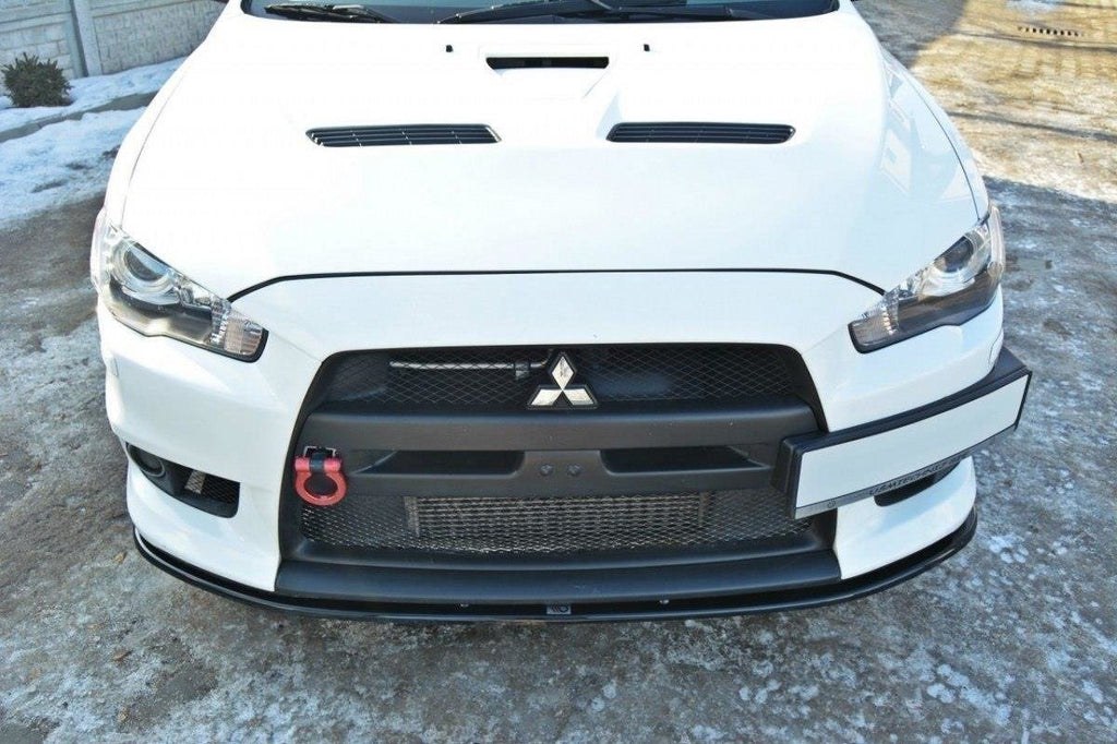 Mitsubishi Lancer Evo X con lip anteriore V.2