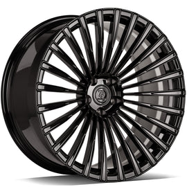 Cerchio in Lega 79Wheels Seventy9 MF.1 20x9.5 ET su misura 5x112 Nero Lucido BG (EC)