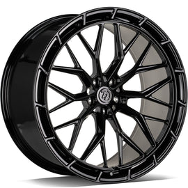 Cerchio in Lega 79Wheels Seventy9 MF.13 21x9.5 ET su misura 5x112 Nero Lucido BG