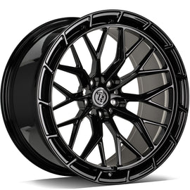 Cerchio in Lega 79Wheels Seventy9 MF.13 21x11.5 ET su misura 5x112 Nero Lucido BG