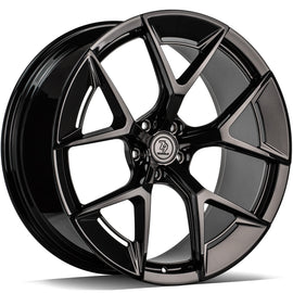 Cerchio in Lega 79Wheels Seventy9 MF.18 21x9.5 ET su misura 5x112 Nero Lucido BG