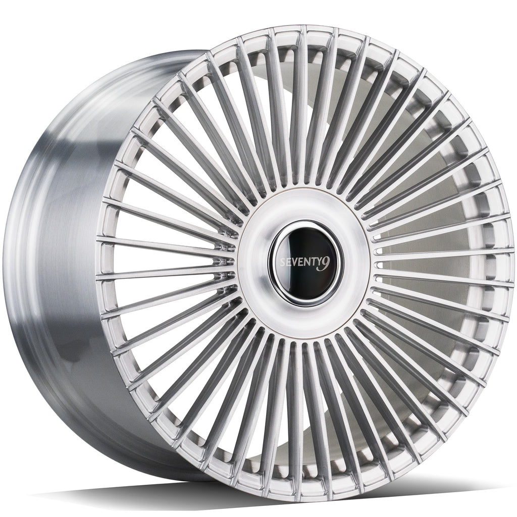 Cerchio in Lega 79Wheels Seventy9 MF.2 21x11 ET su misura 5x112 Silver Lucido BS