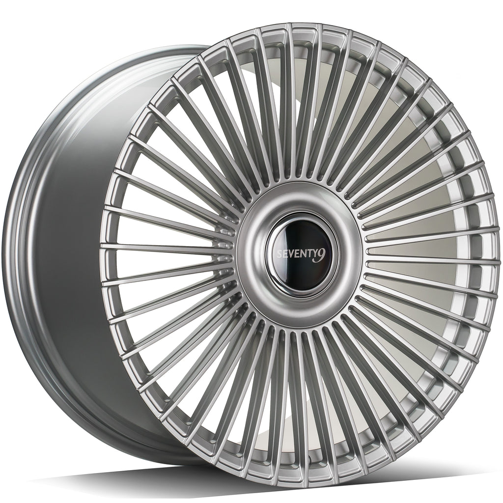 Cerchio in Lega 79Wheels Seventy9 MF.2 21x11 ET su misura 5x112 Silver Lucido S