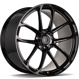 Cerchio in Lega 79Wheels Seventy9 MF.5 21x11 ET su misura 5x130 Nero Lucido BG