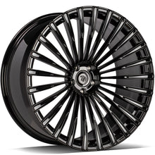Load image into Gallery viewer, Cerchio in Lega 79Wheels Seventy9 MF.1 22x10.5 ET su misura 5x112 Nero Lucido BG (EC)