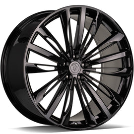 Cerchio in Lega 79Wheels Seventy9 MF.12 22x10.5 ET su misura 5x112 Nero Lucido BG