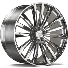 Cerchio in Lega 79Wheels Seventy9 MF.12 22x9 ET su misura 5x112 Silver Diamantato P