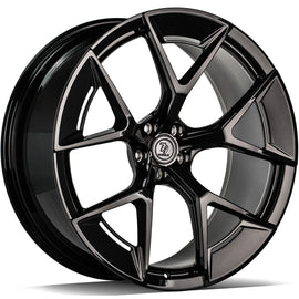 Cerchio in Lega 79Wheels Seventy9 MF.18 22x10 ET su misura 5x112 Nero Lucido BG
