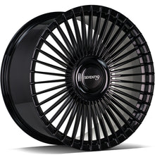 Carica l'immagine nel visualizzatore di Gallery, Cerchio in Lega 79Wheels Seventy9 MF.2 22x10.5 ET su misura 5x112 Nero Lucido BG