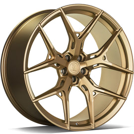 Cerchio in Lega 79Wheels Seventy9 MF.4 22x10 ET su misura 5x112 Oro Opaco MGO
