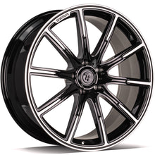 Load image into Gallery viewer, Cerchio in Lega 79Wheels Seventy9 MF.11 23x10 ET su misura 5x130 Nero Diamantato BFP