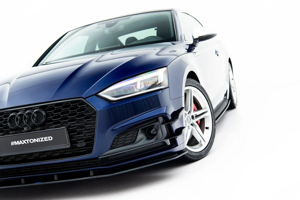 Canards Paraurti Anteriore compatibili con Audi S5 / A5 S-line F5 (2017-2019)