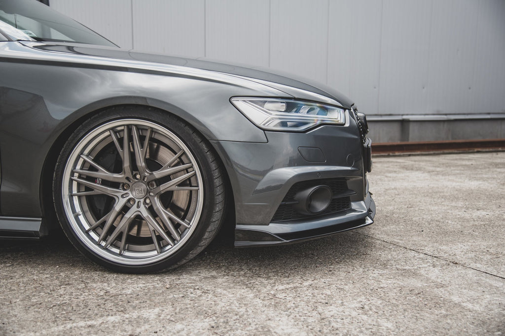 Lip Anteriore Audi A6 S6 C7 Facelift vista laterale