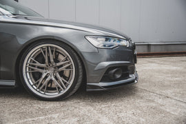 Lip Anteriore Audi A6 S6 C7 Facelift vista laterale