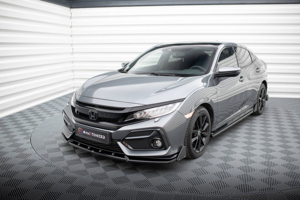 Lip Anteriore con Flap Honda Civic Sport Mk10 Maxton Design