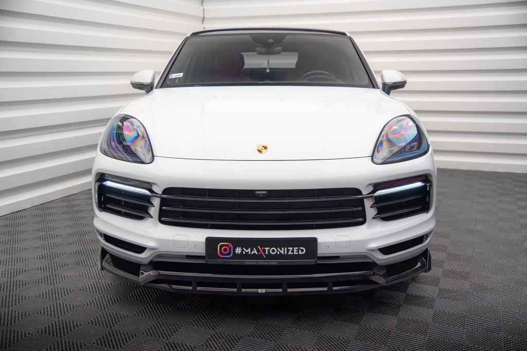 Lip Anteriore Porsche Cayenne Coupé / SUV Mk3 Maxton Design