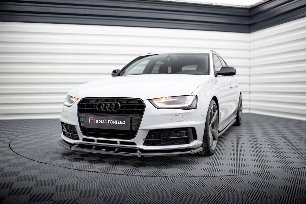 Lip Anteriore V.1 Audi A4 Competition B8 Facelift Maxton Design