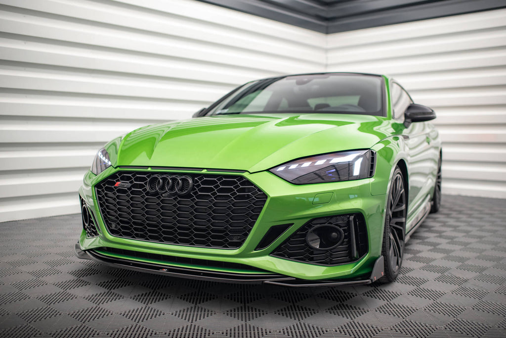 Lip Anteriore V.1 + Flap Street Pro Audi RS5 F5 Facelift - vista laterale