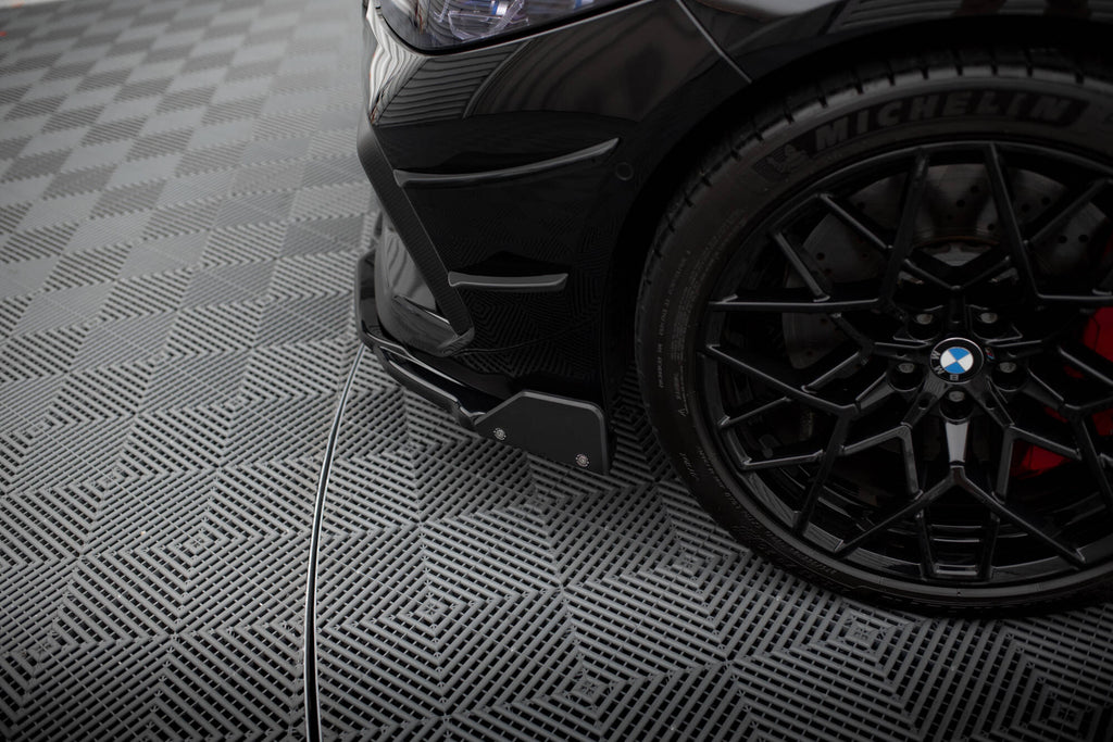 Lip Anteriore V.1 + Flap compatibili con BMW M8 F92 / F93 (2019-2022)