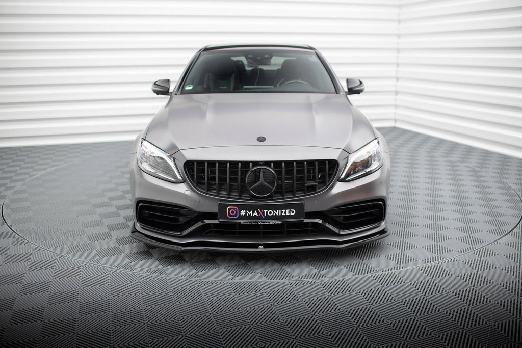 Lip anteriore V.1 Maxton Design Mercedes-AMG C63 W205 Facelift