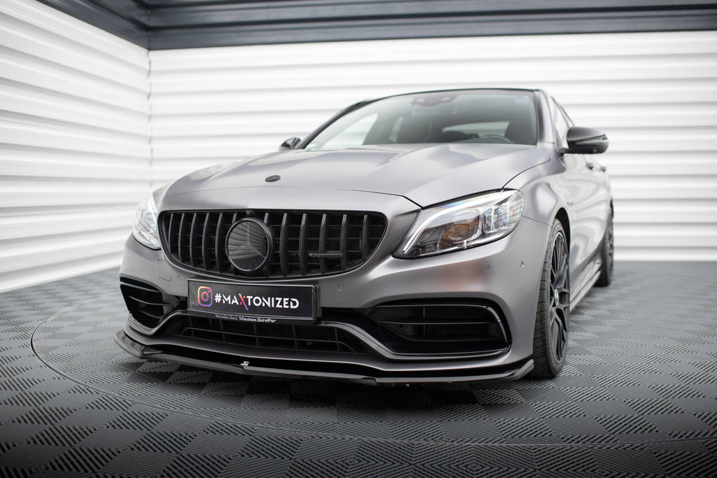 Lip anteriore V.1 Maxton Design Mercedes-AMG C63 W205 Facelift
