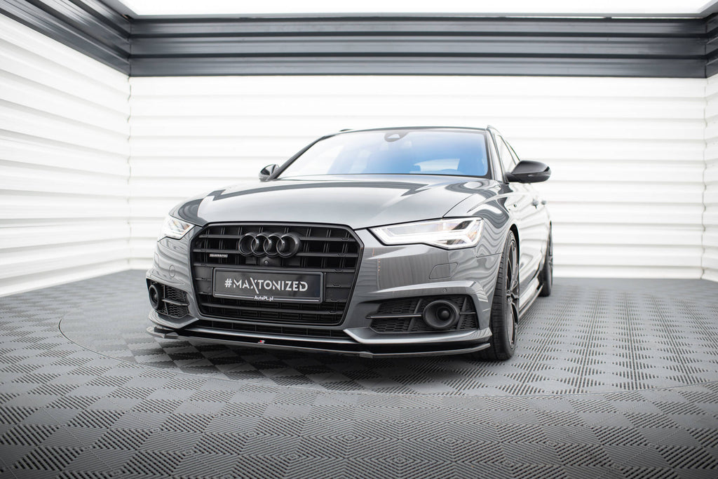Lip Anteriore V.1 compatibile con Audi A6 / S6 S-line C7 Facelift (2014-2017)