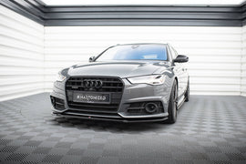 Lip Anteriore V.1 compatibile con Audi A6 / S6 S-line C7 Facelift (2014-2017)