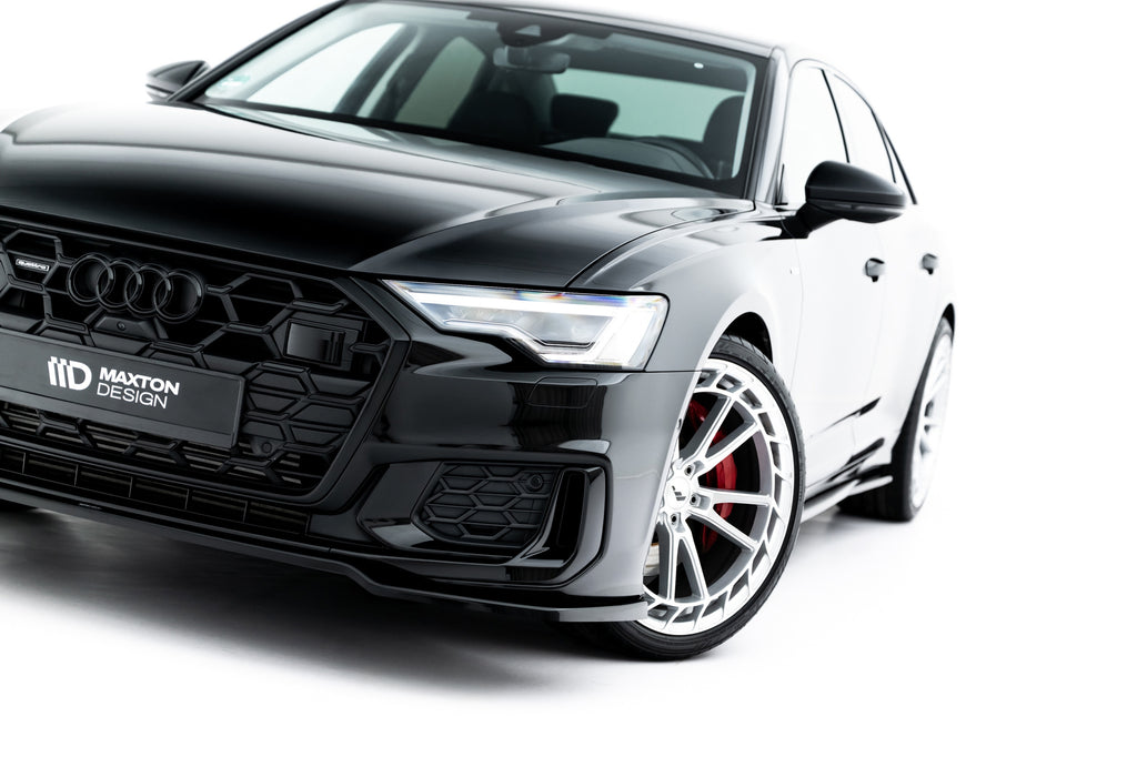 Lip Anteriore V.1 compatibile con Audi A6 / S6 S-Line / C6 C8 / C8 Facelift (2018-)