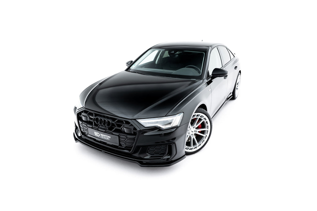 Lip Anteriore V.1 compatibile con Audi A6 / S6 S-Line / C6 C8 / C8 Facelift (2018-)