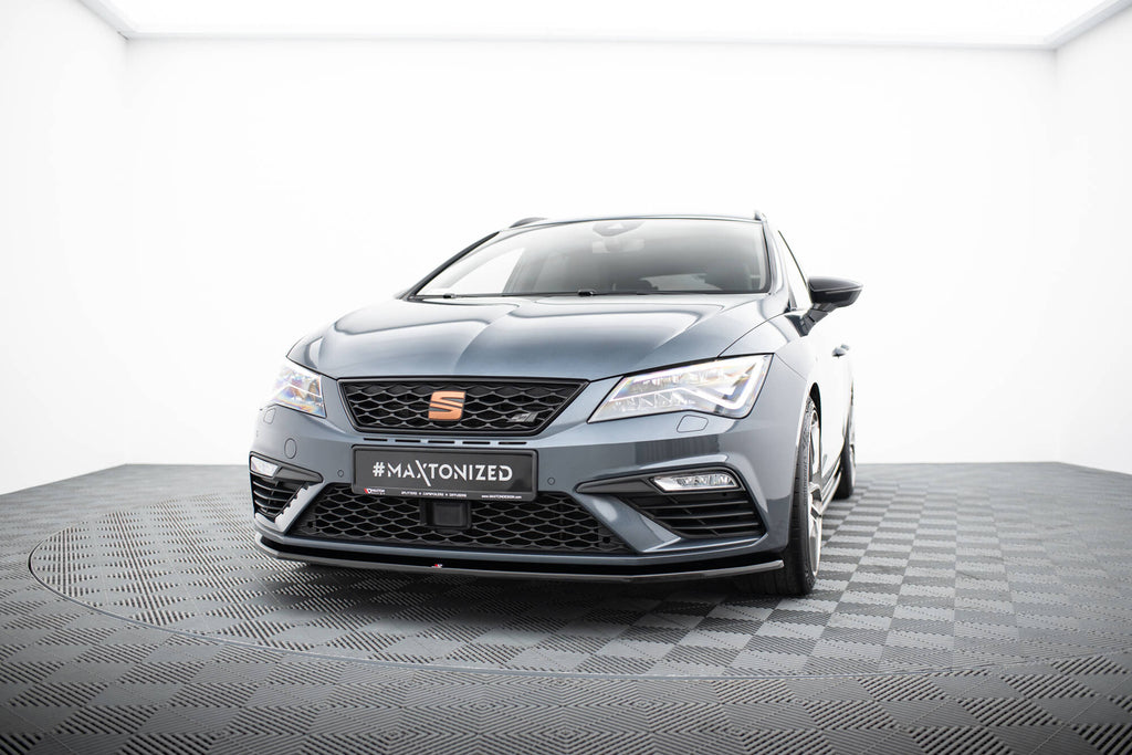 Lip Anteriore V.1 compatibile con Seat Leon Cupra / FR Mk3 Facelift (2016-2020)