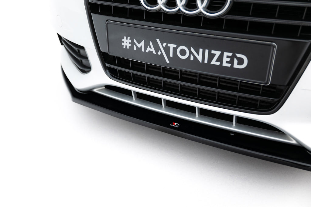Lip Anteriore V.2 Audi A4 B8 Maxton Design dettaglio