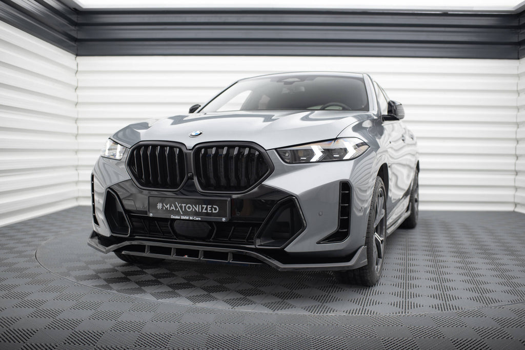 Lip Anteriore V.2 BMW X6 M-Pack G06 Facelift Maxton Design