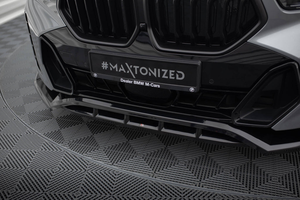 Lip Anteriore V.2 BMW X6 M-Pack G06 Facelift Maxton Design
